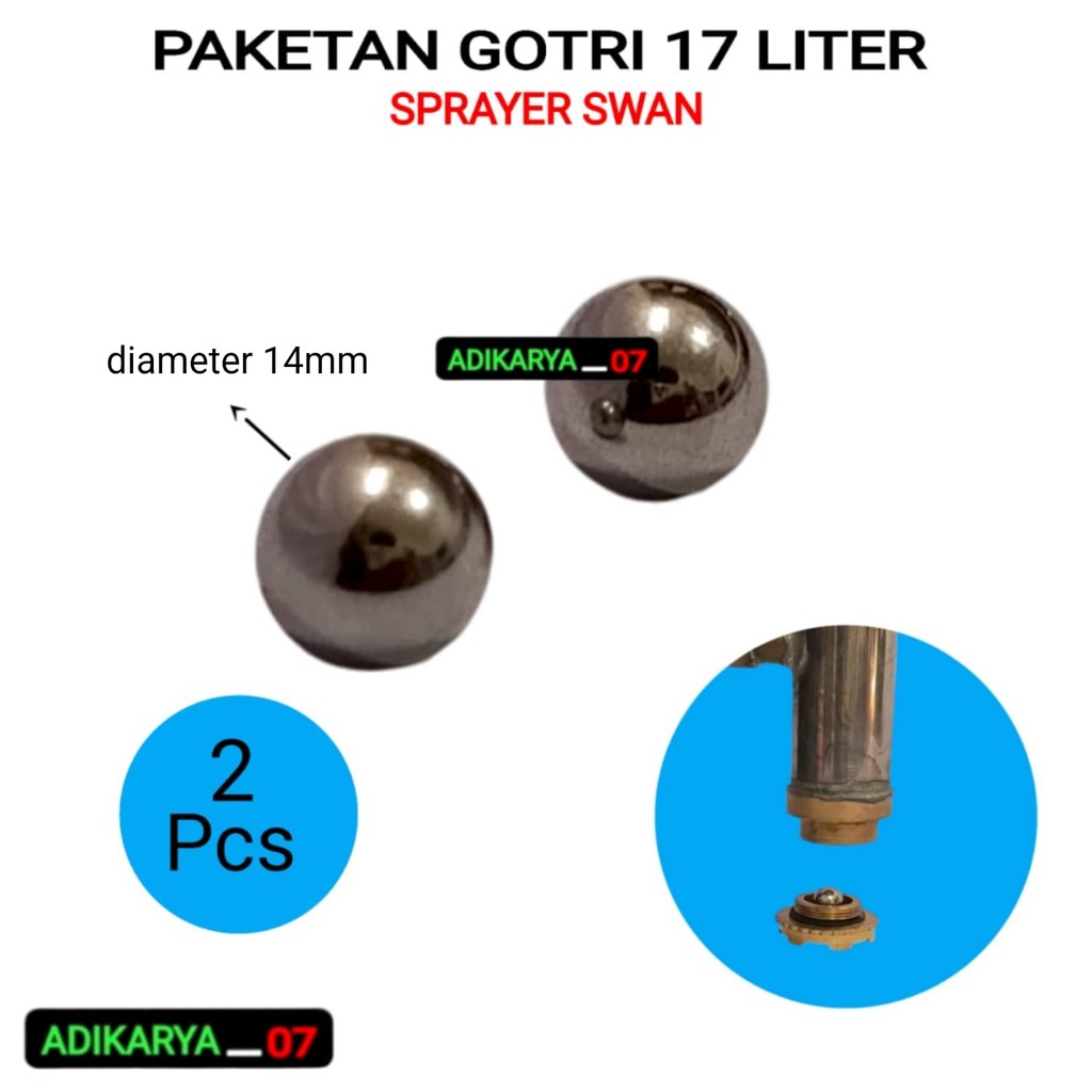 PAKET Gotri Sprayer Swan 17 Liter ISI 2 PCS Gotri Tangki Sprayer Manual Gotri Pelor Tangki Semprot 1