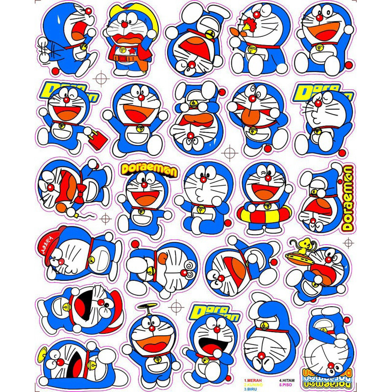 

25 PCS STICKER DORAEMON ANTI AIR
