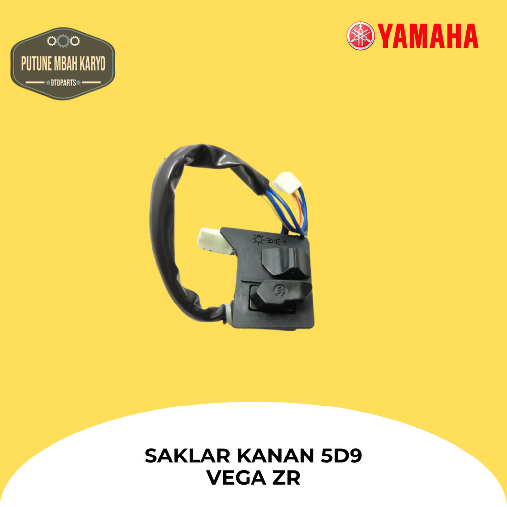 Saklar Kanan Holder Tombol Lampu On Off Switch Stater Motor Vega ZR Old 5D9