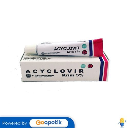 Acyclovir First Medifarma 5% Cream 5 Gram