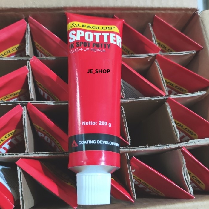 Dempul Odol Instant Alfaglos Spottler 1K Spot Putty 200gram Dempul Alfaglos Siap Pakai 200 gr Dempul
