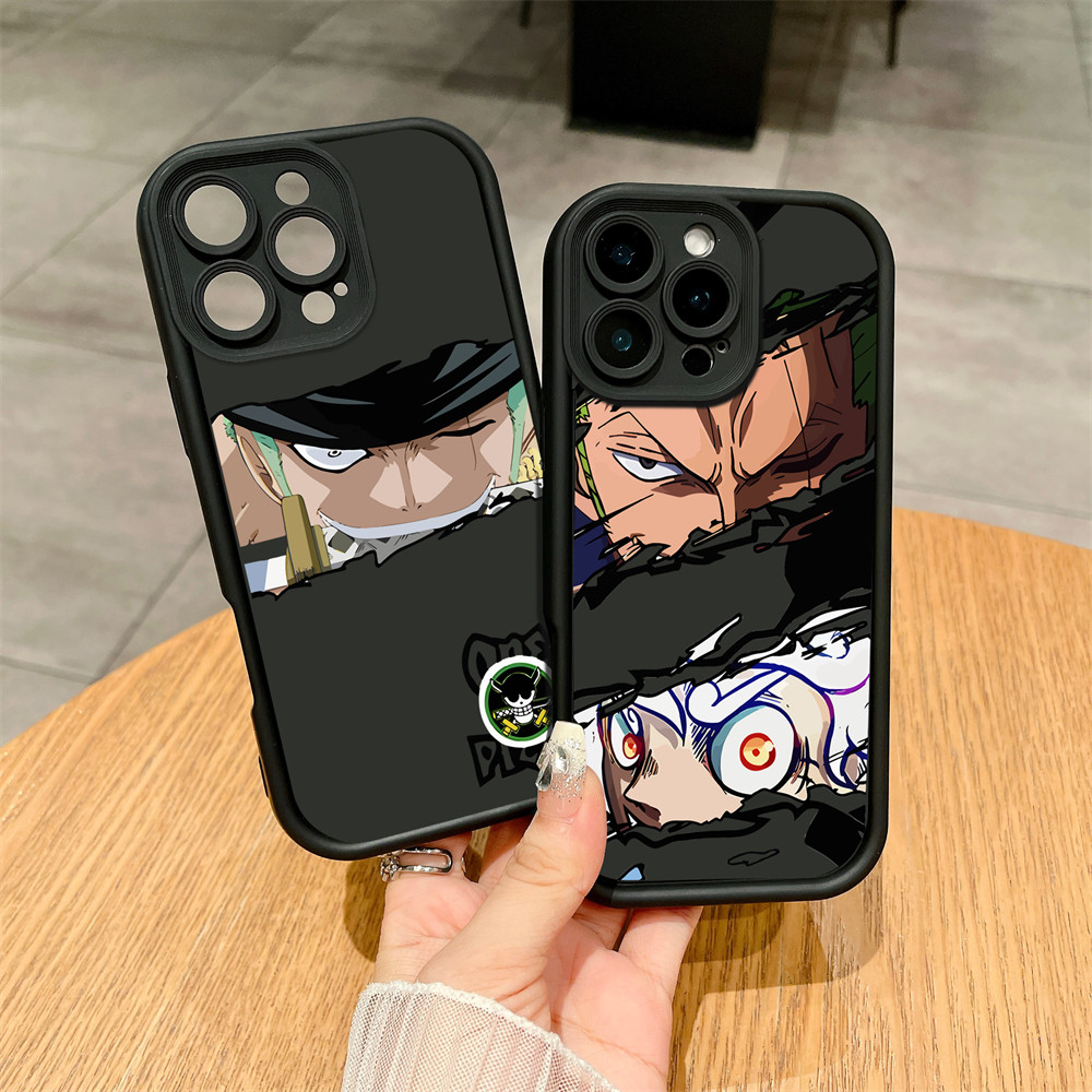 Premium One Piece Character 3D Aesthetic Shockproof Soft Case HP Casing For iPhone 15 14 13 12 11 Pr