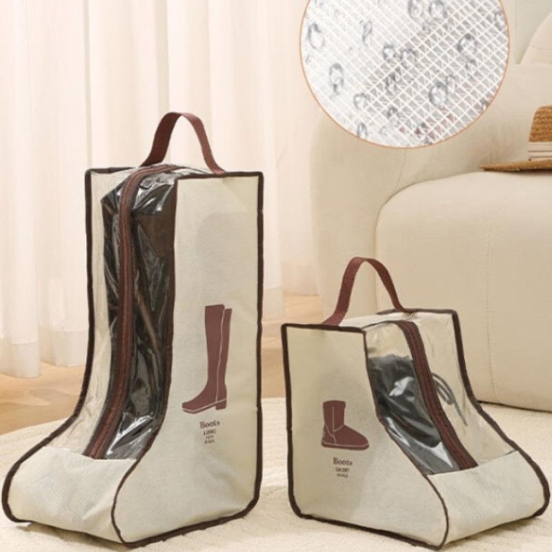 2 Pcs Penutup Sepatu Penyimpanan Boot Tas Pelindung Boot Pendek Tas Penyimpanan Tahan Debu Tas Boot 