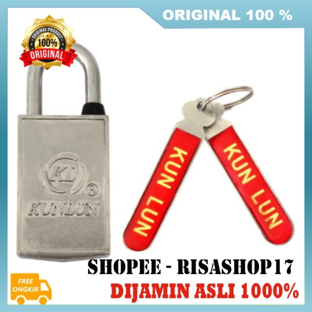 Gembok Magnet Anti Maling Gembok Magnet 30mm 40mm Gembok Toko Ruko Anti Maling Kunci Gembok Magnet 1