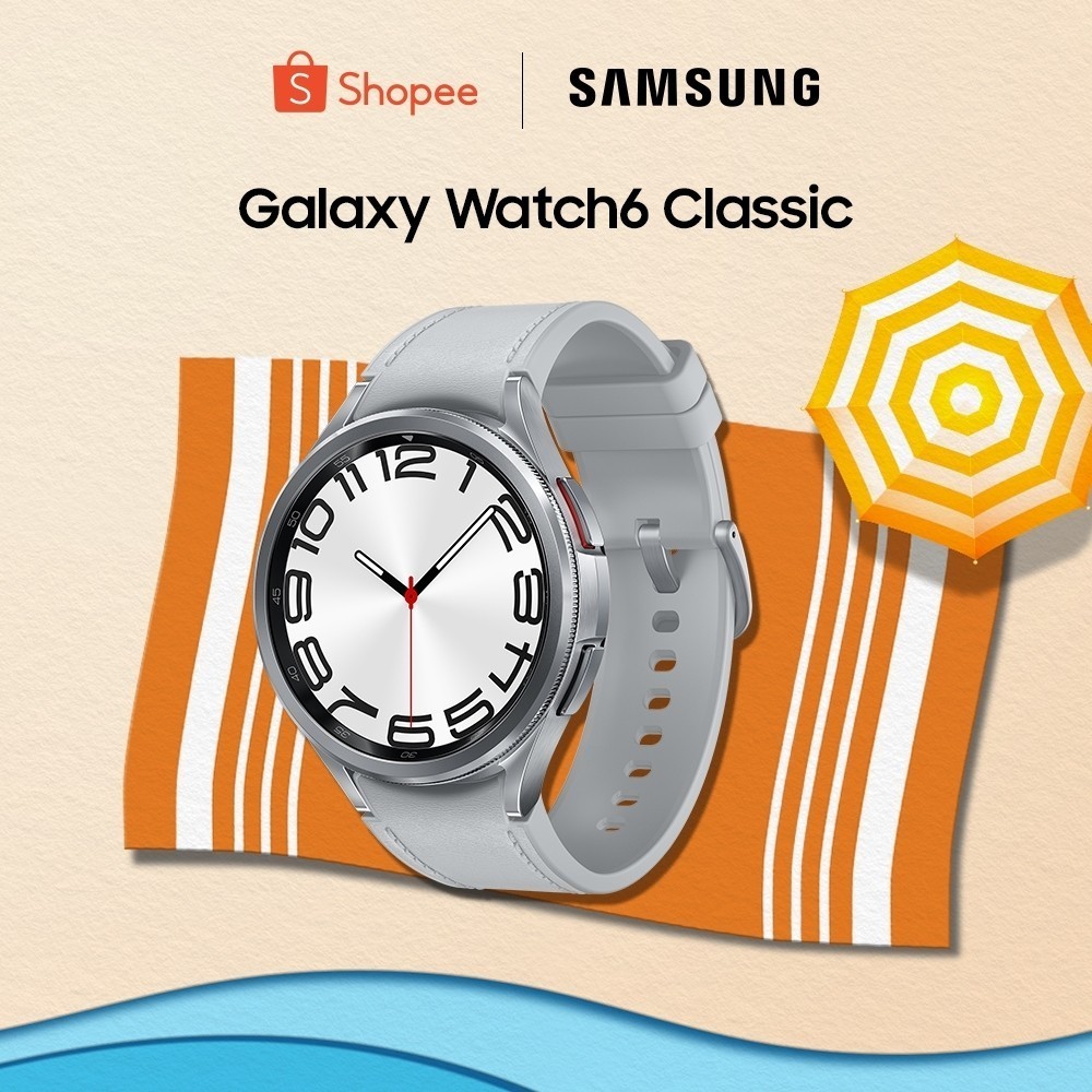 【100% Original】Samsung Smartwatch JS Watch 6 Classic Jam Tangan Pintar Musik Olahraga Sport Cek Kese