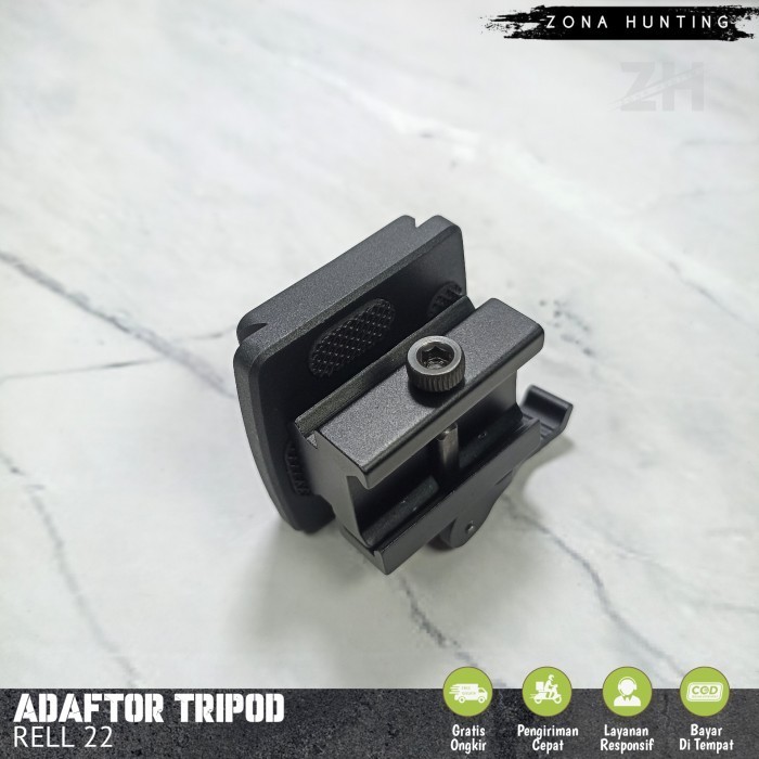 Adaftor Tripod Rell 22 Plus Baut Adaftor Quick Reales Untuk Berburu