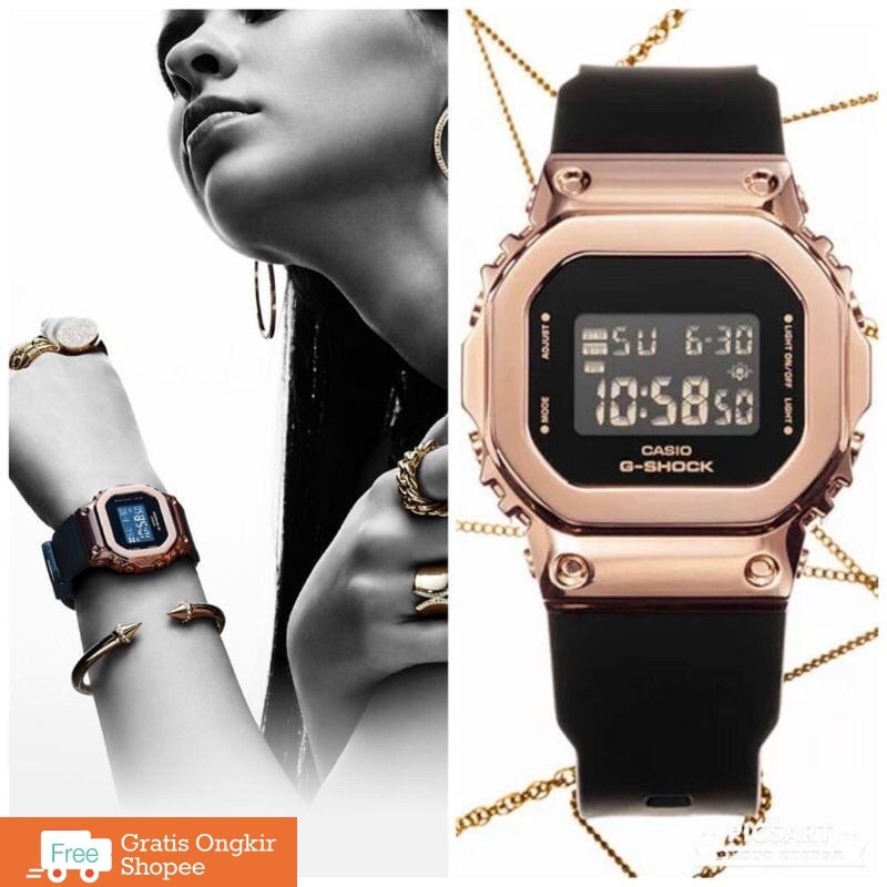 Jam Tangan Pria/wanita Casio G-shock digital kotak new rubber GM5600