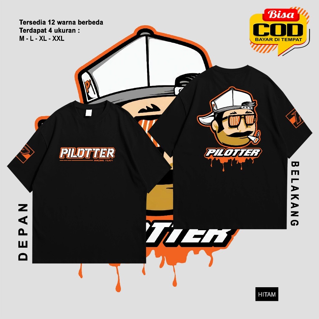 KAOS PILLOTER KUNING - PILLOTER KUNING - KAOS RACING