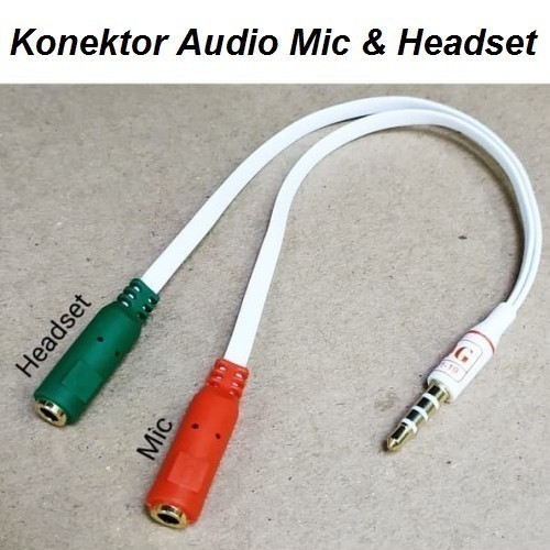 Konektor / Connector Audio Aux 3.5mm to Headset / Mic