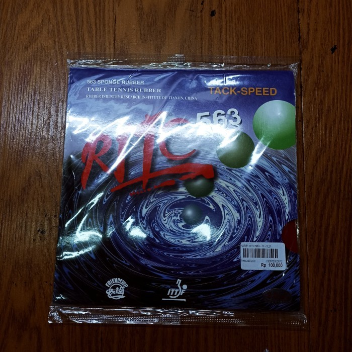 Karet Pingpong Bintik Serang Ritc 563 (100% ORIGINAL) - Merah 2,0mm
