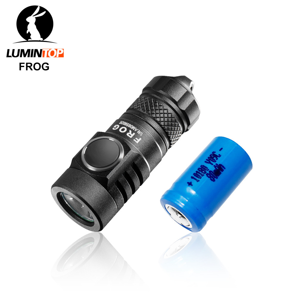 Lumintop Frog 10180/10440 flashlight 570 lumens 10440 flashlight 750 lumens mini keychain torch with
