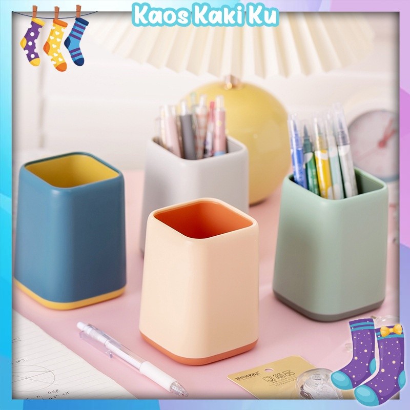 

Tempat Pensil Dan Pulpen Polos Simple Serbaguna Minimalis Pen Holder 3