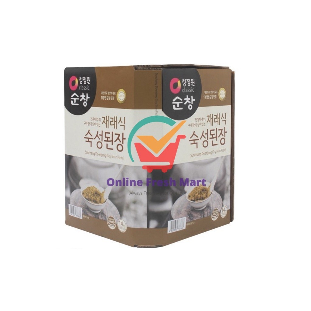 

Daesang Chung Jung One Soybean Paste Doenjang / Saus Pasta Fermentasi Kedelai Tauco Korea 14kg - Online Fresh Mart Denpasar