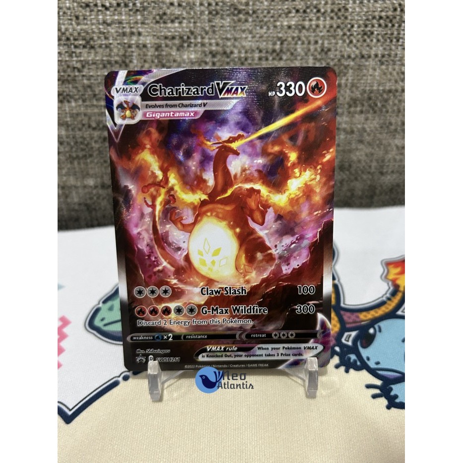 Pokemon TCG English Charizard VMAX - SWSH261 - Alternate Art Promo Pokemon Sword & Shield Promos Cha