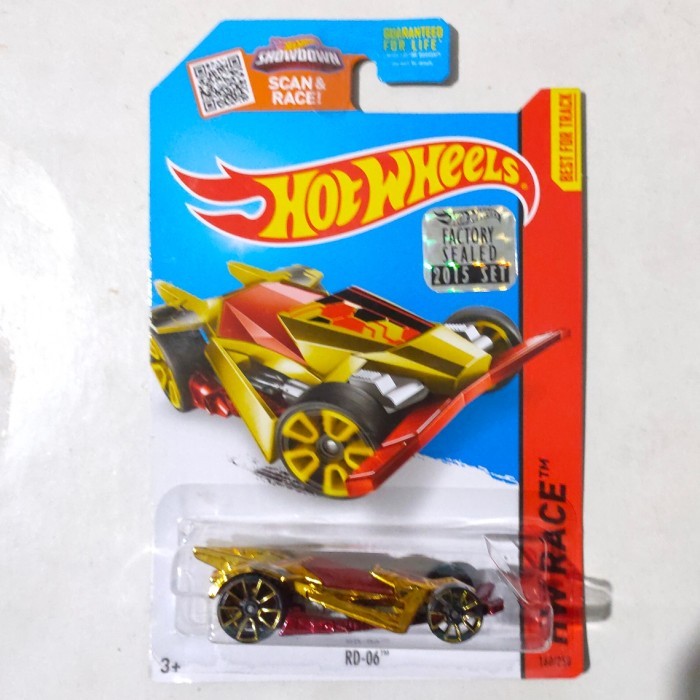 EL99 Hotwheels Hot Wheels RD 06 RD06 gold Factory Sealed 2015 rare