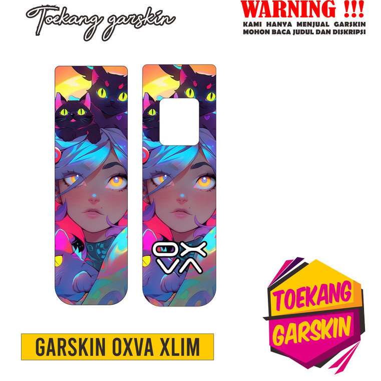 Sticker Garskin Skin OXVA XLIM 1 2 SE Pro SQ gundam depan belakang - 01