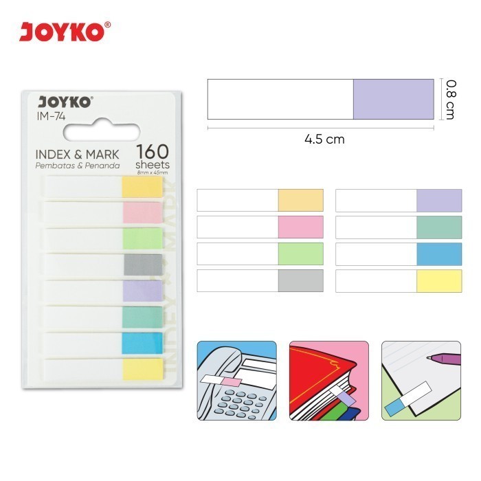 

Index Mark Penanda Pembatas Joyko IM-74 Plastik