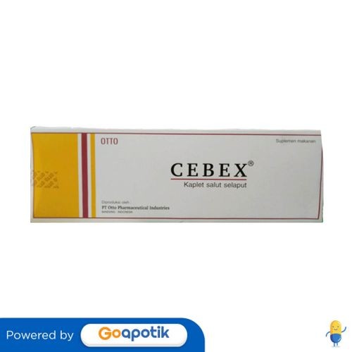 Vitamin Cebex Box Isi 100 Kaplet Salut Selaput