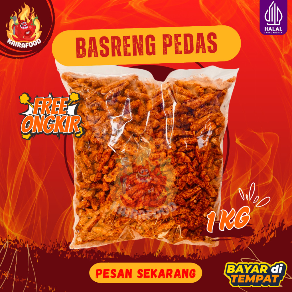 

1 KG BASRENG VIRAL PEDAS DAUN JERUK | ORIGINAL DAUN JERUK