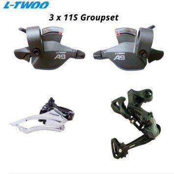GROUP SET LTWOO A9 3 11SPEED RD FD SHIFTER FRONT REAR DERAILLEUR GROUPSET 11 SPEED 33 SPEED - Warna