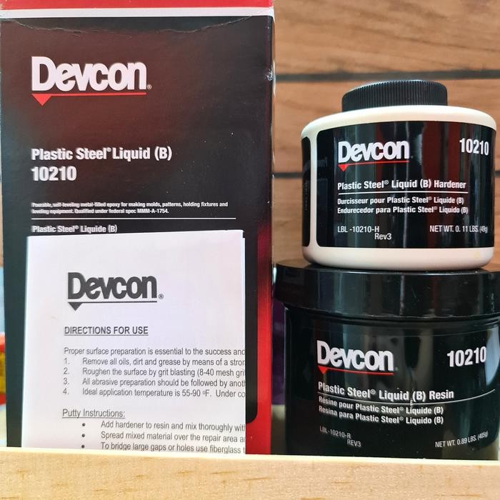 DEVCON PLASTIC STEEL LIQUID (B) 10210