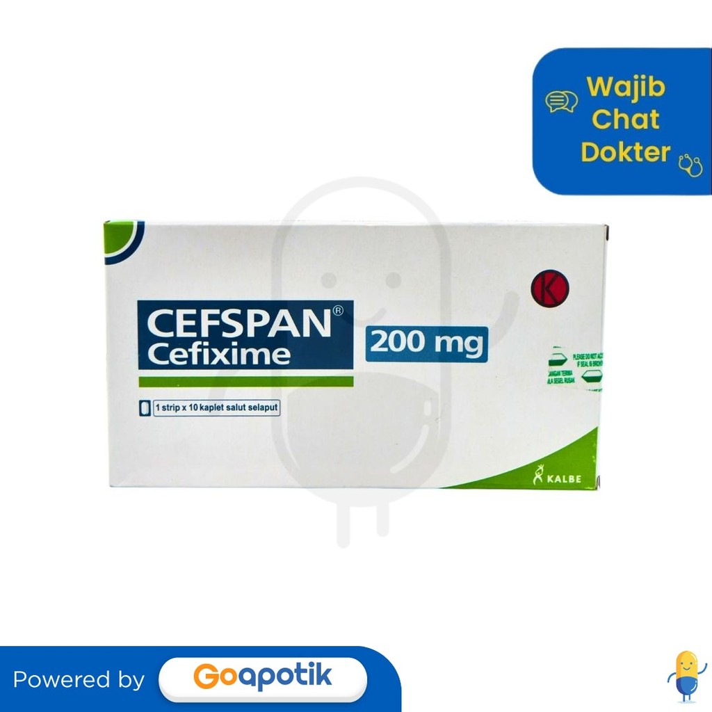 Cefspan 200 Mg Box 10 Kaplet