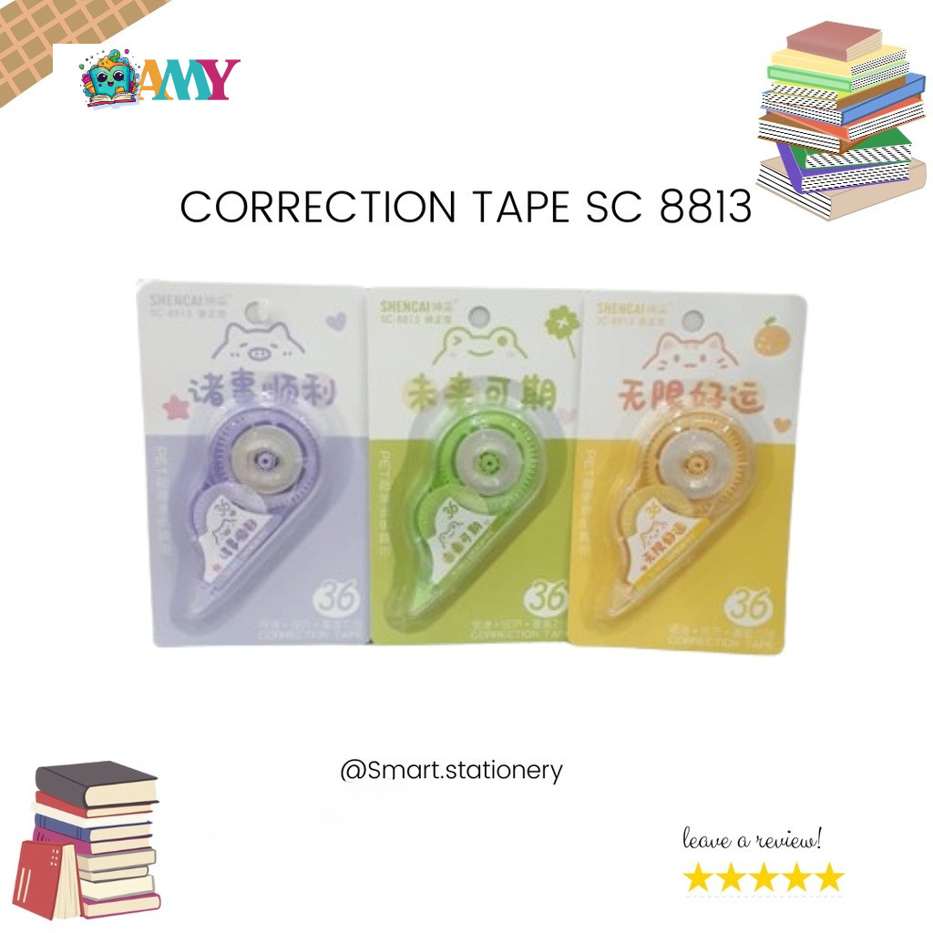 

CORRECTION TAPE SC 8813 AMY STASIONARY