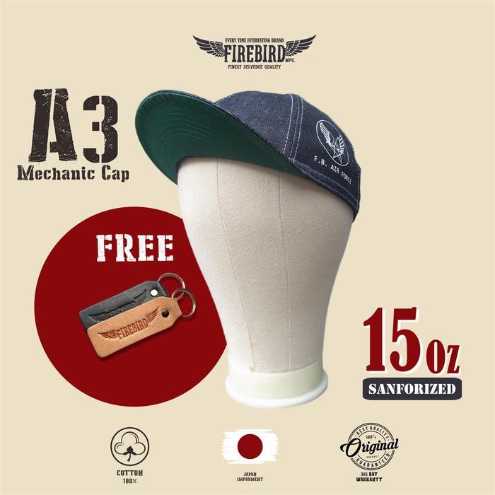 FIREBIRD MFG.- WW2 Air Corps A3 Mechanic Cap