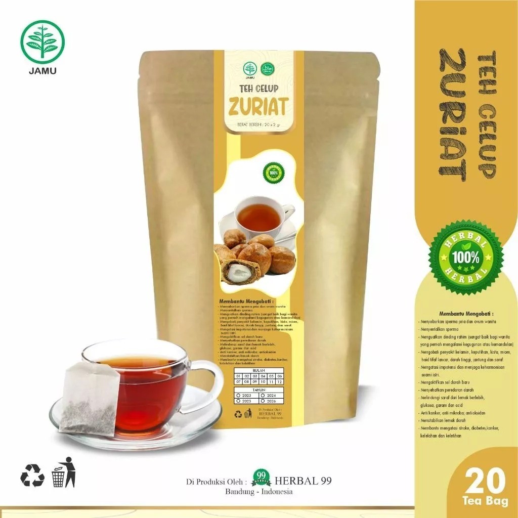 

INBUY - Teh Celup Zuriat buah Zuriyat Kesuburan Pria Wanita ( Program Hamil ) 20 bags