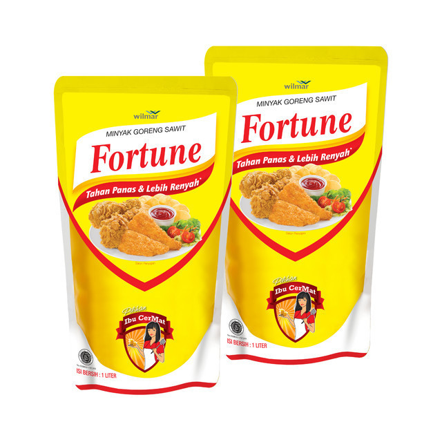 

Fortune Minyak Goreng Sawit Pouch 1L x 2 BUAH