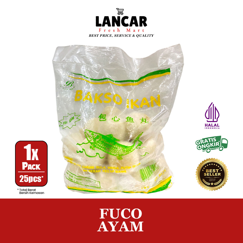 

BAKSO IKAN DAN AYAM FUCO ISI 25 / BAKSO FUZHOU AYAM ISI 25