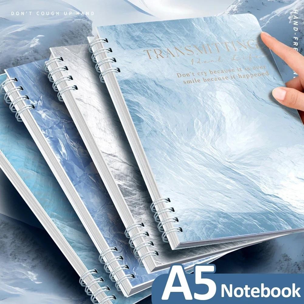 

60 Sheets A5 Coil Spiral Notebook Journals Morandi Basic Diary Weekly Planner Coil Book Spiral Design School Office Stationery