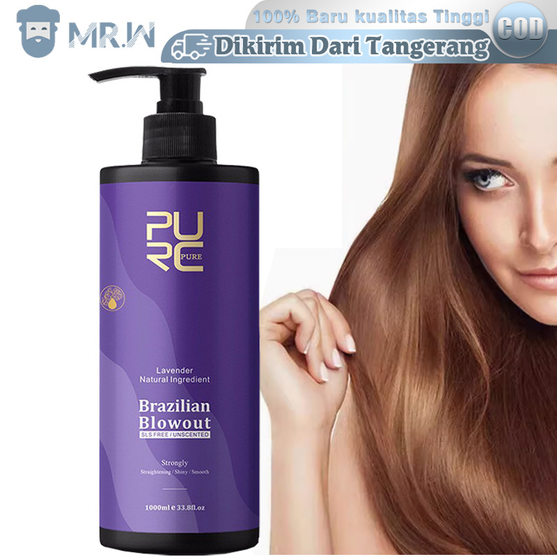 Pelurus Rambut Keratin Purc Keratin Rambut Rusak Dan Kering Keratin Pelurus 1000ml Keratin Treatment