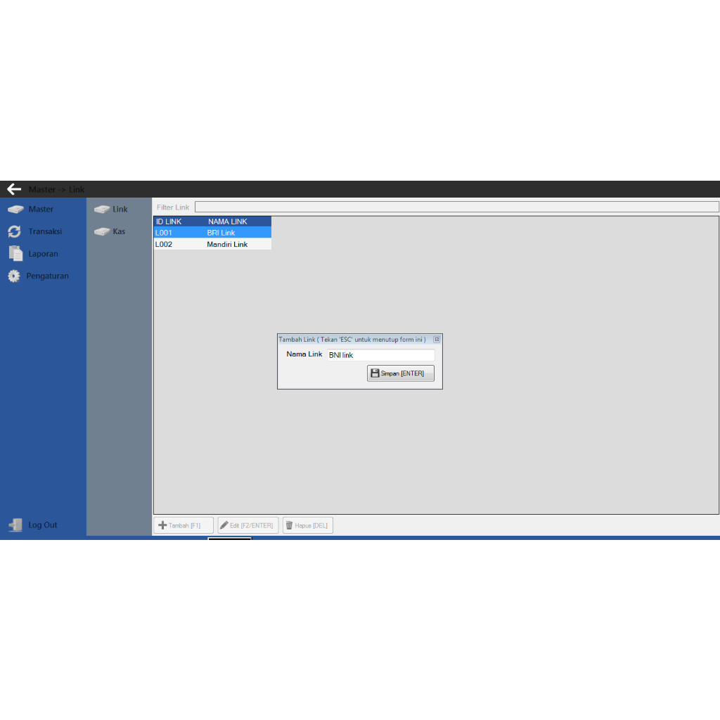 Software BRILINK - Software Pembukuan Brilink