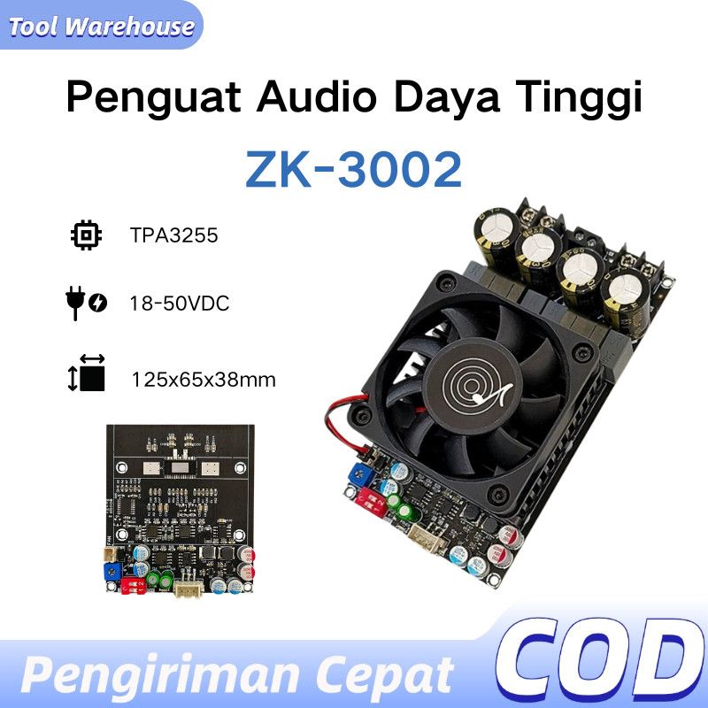 TPA3255 Amplifier Class D Stereo BTL Bridge Hifi HD Sound High Power Amplifier 600W Original ZK-3002