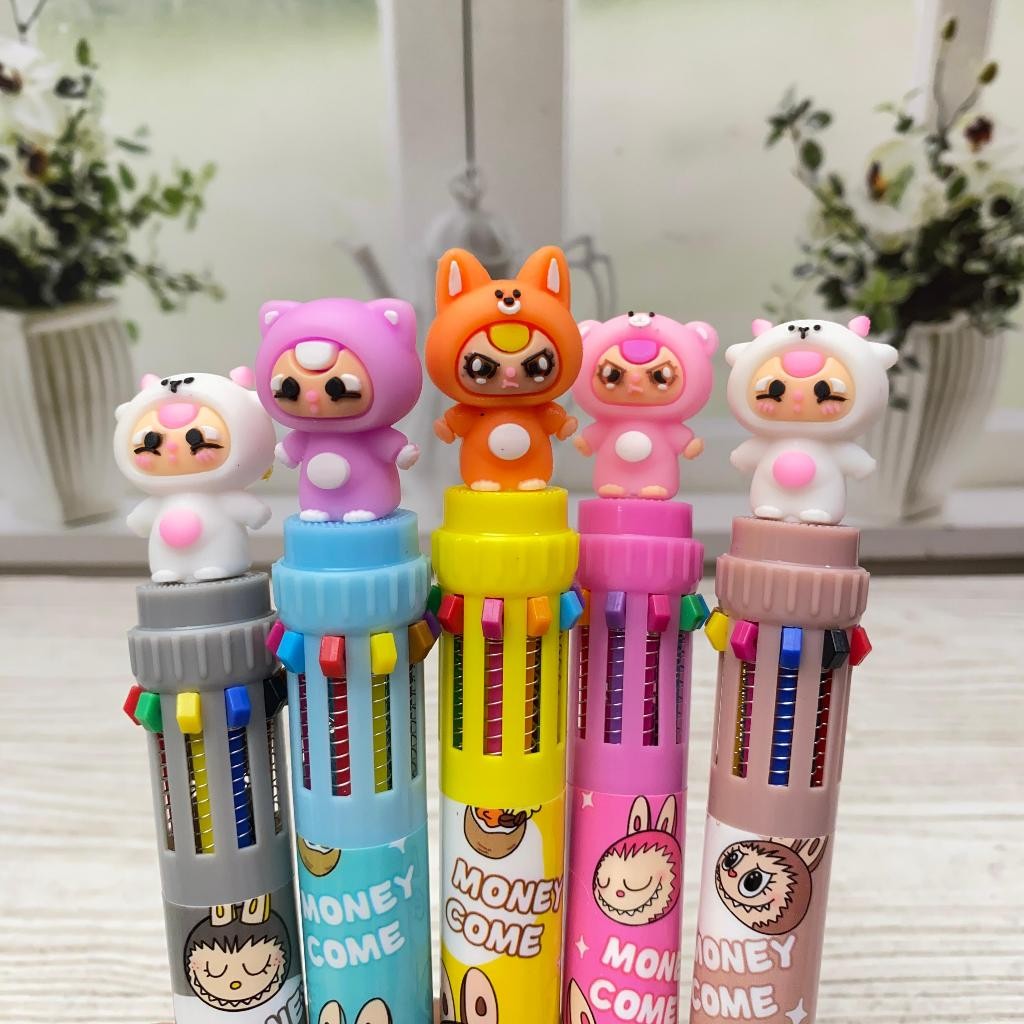 

TERSEDIA Best Seller Pulpen 10 Warna BABY THREE PC-1903 Alat Tulis Sekolah Kekinian Terbaru Pulpen Gel Tinta Warna Warni Bisa COD
