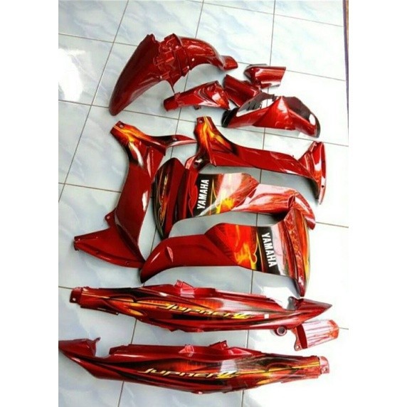 PROMO body jupiter z burhan bodi full set body halus jupiter z new/burhan merah maron BAHAN TEBAL MI