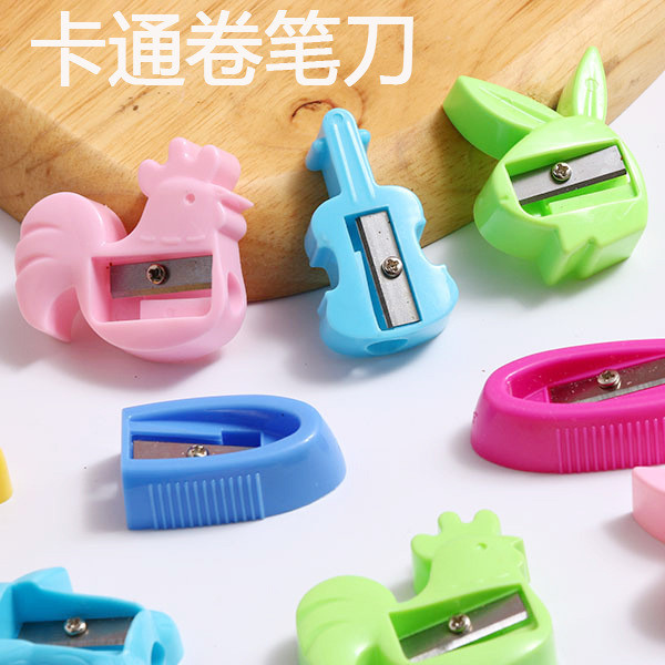 

36Pcs Wholesale Cartoon Small Pencil Sharpener Pencil Sharpener Animal Series Stationery, Student School Supplies