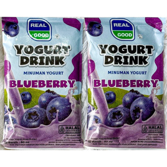 

Unicorn - Real Good Yogurt Drink Bantal 80ml Rasa Blueberry / Stawberry / Lychee