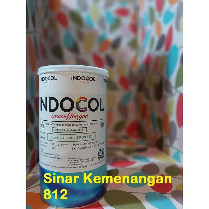 

Pewarna makanan Indocol Lemon Egg Yellow 812 - Kuning Telur Lemon;1 kg