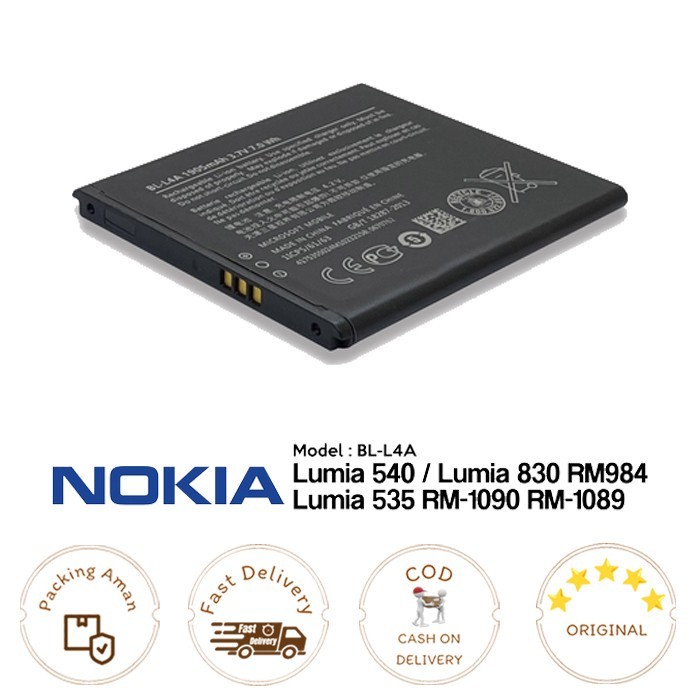 Baterai NOKIA LUMIA 540 LUMIA 830 RM984 LUMIA 535 RM1090 RM1089 ORI