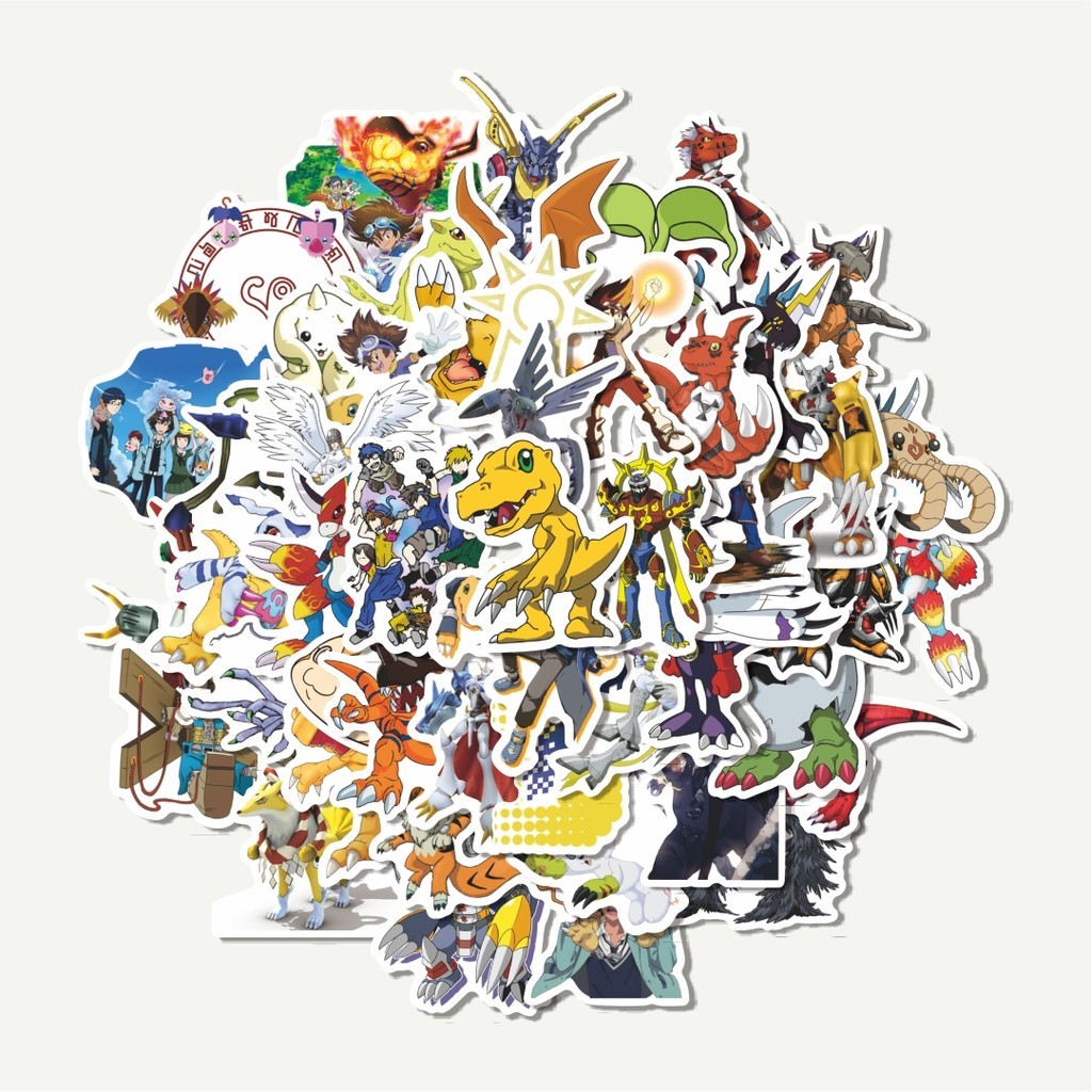 

Sticker Pack Sticker Anime Digimon Adventure | Sticker TUMBLR | Stiker LAPTOP KOPER HELM