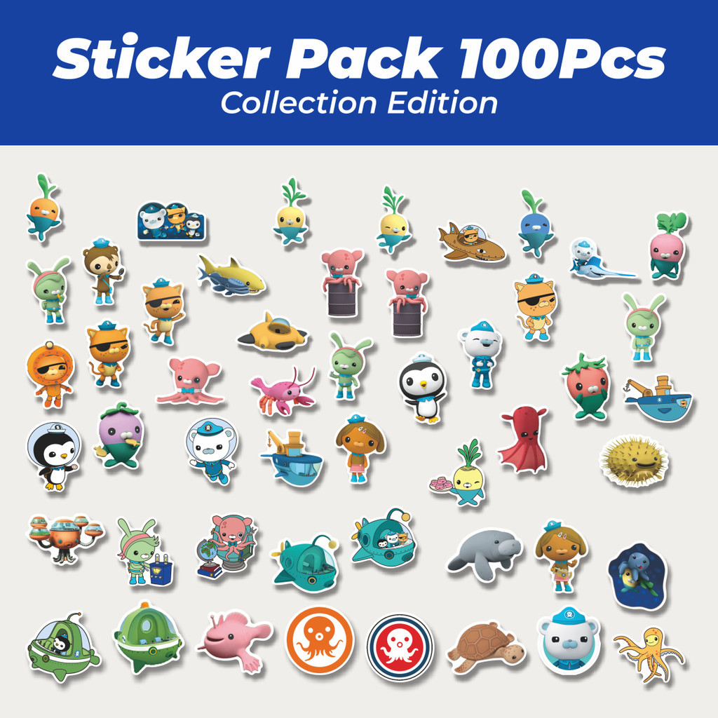 

Hot Stiker Kartun Octonauts Lucu Anti Air Stikers Berperekat Waterproof Sticker Decal Buat Motor Helm Buku Journal Koper Casing HP Laptop Botol Minum