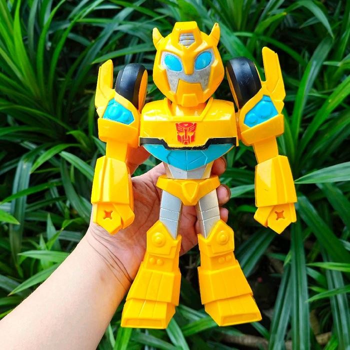 AKO,,, Figure 10' Playskool Heroes Transformers Rescue Bots Mega Mighties Bumblebee Original Hasbro 