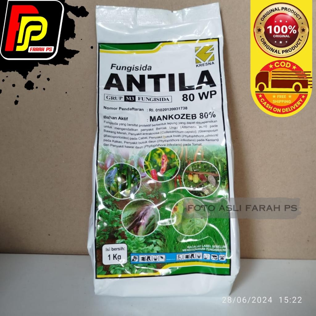Fungisida Antila 80WP 1 kg mankozeb 80%