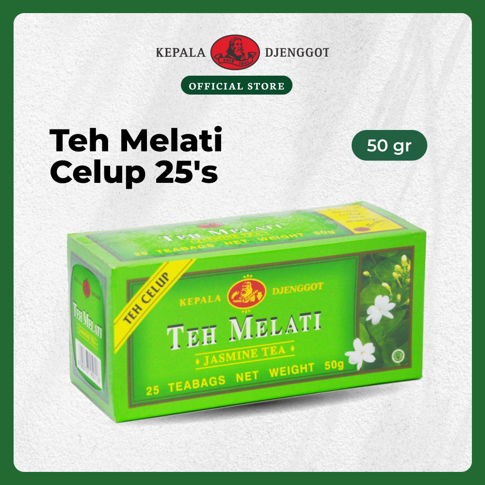 

PAKET HEMAT 2 PCS Kepala Djenggot Teh Melati Celup 50gr Aroma Melati Wangi