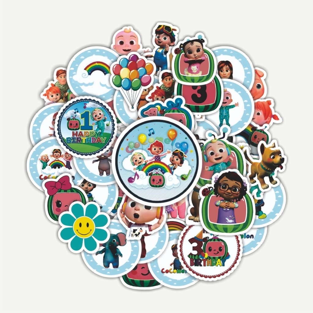 

Sticker Pack Stiker Cocomelon | Sticker TUMBLR | Stiker LAPTOP KOPER HELM