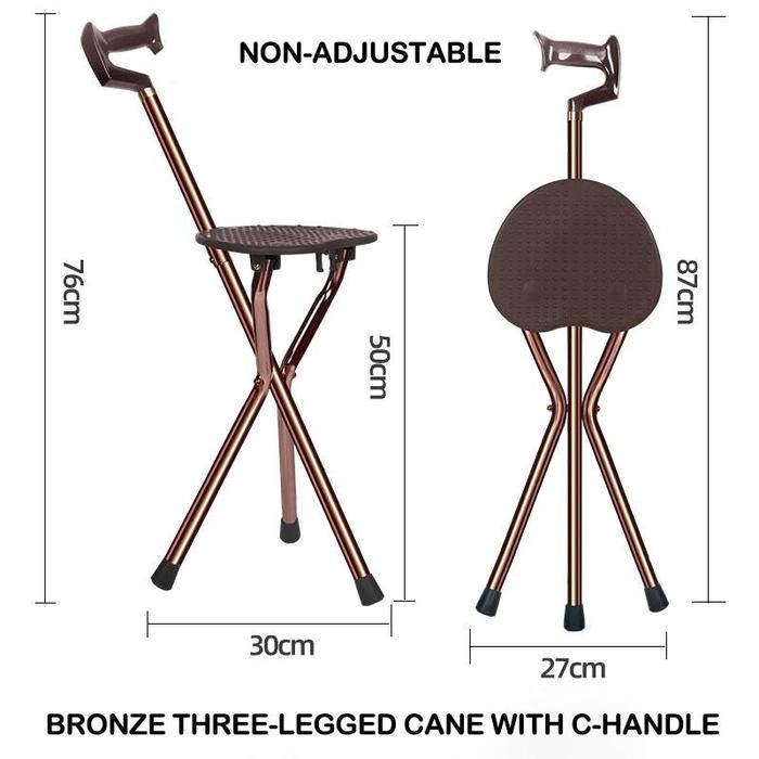COD Tongkat Kursi TONGKAT DUDUK LIPAT,KURSI LIPAT SHOLAT,TONGKAT LIPAT TRAVEL Tongkat Jalan Tongkat 