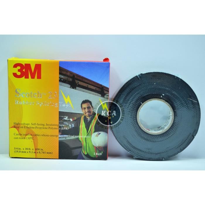 

Isolasi Listrik Hitam / Isolasi Kotak 23 Rubber splicing 3M Scotch