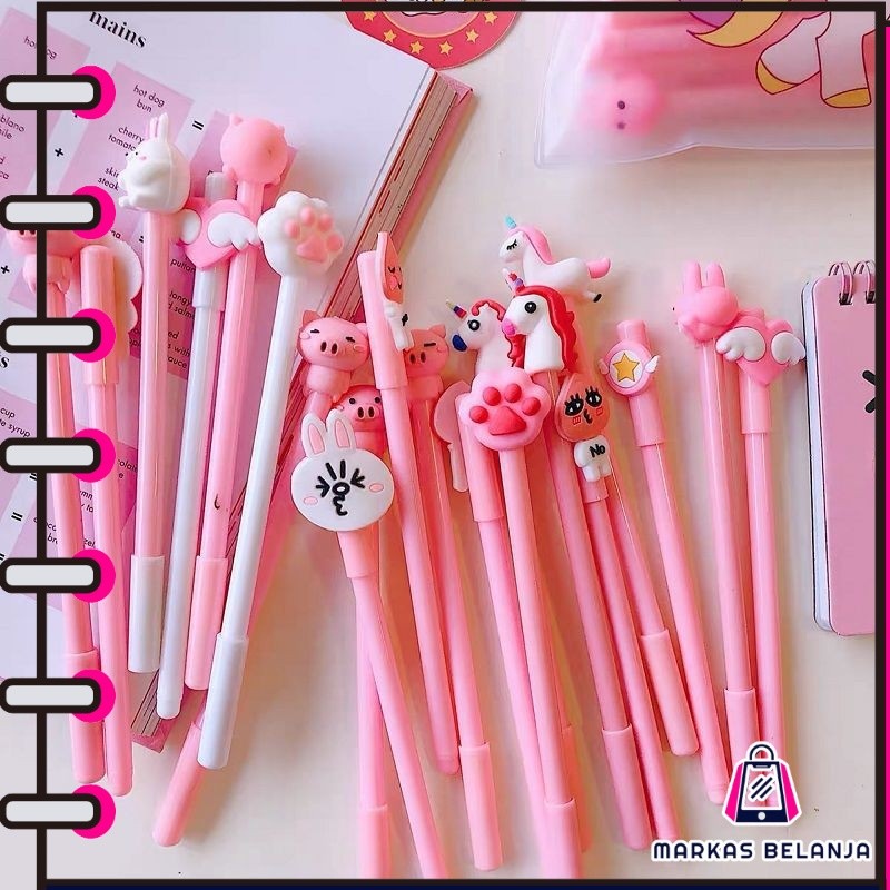 

HL0078 Pena Karakter Set Pouch Isi 20 Pcs Tempat Pensil Transparan Zipper Bag Y1072